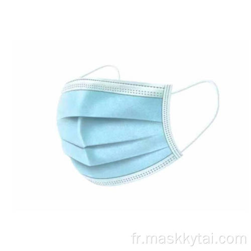 GB2626-2006 masque de protection faciale jetable professionnel non-tissé 3ply anti-poussière masque jetable